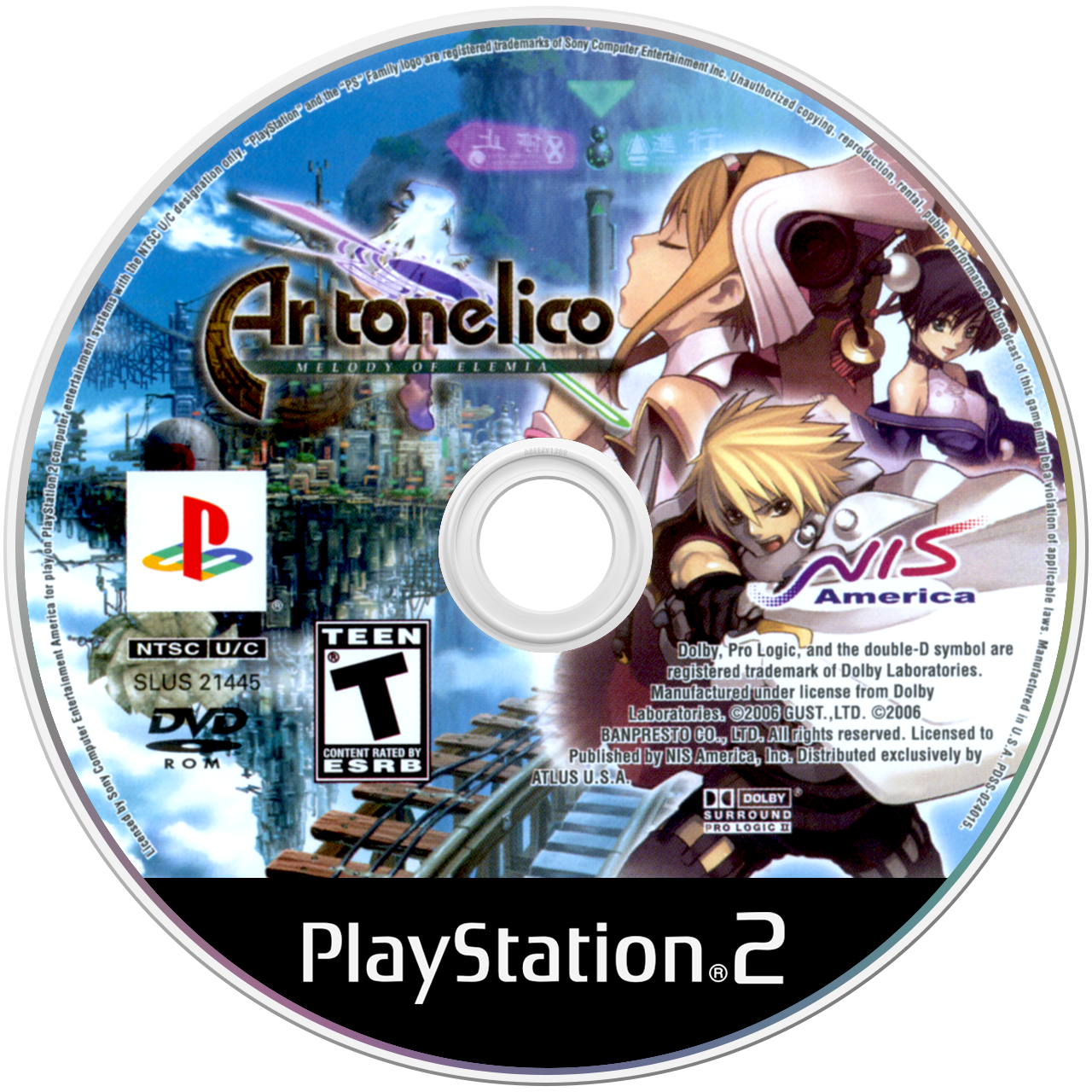 Ar Tonelico Melody of Elemia media 4 for Playstation 2